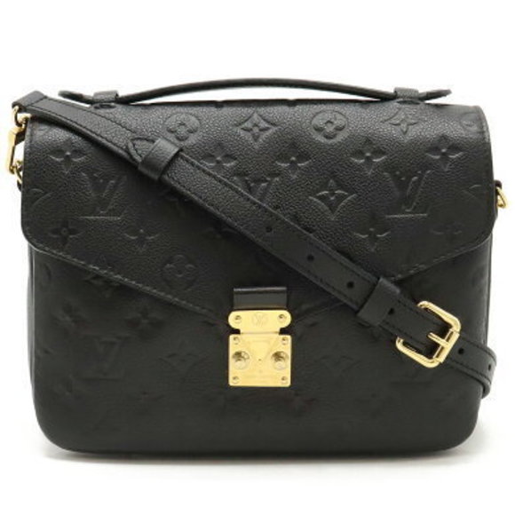 Louis Vuitton Empreinte Pochette Metis Handbag Shoulder Bag Noir Black - Picture 1 of 8